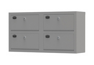 WEAPON STORAGE CABINET 15-1/2INH GRAY by Sentinel