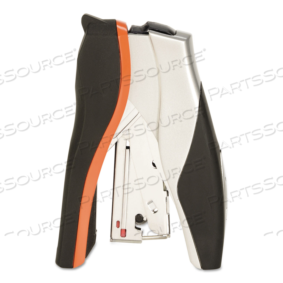 OPTIMA 40 COMPACT STAPLER, 40-SHEET CAPACITY, BLACK/SILVER/ORANGE by Swingline GBC OPTIMA 40 COMPACT STAPLER, 40-SHEET CAPACITY, BLACK/SILVER/ORANGE by Swingline GBC