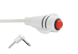 SINGLE CALL CORD, WHITE, 2 CONDUCTORS, 1/4 IN PHONE PLUG, 12 FT, FDA COMPLIANT by Crest Healthcare