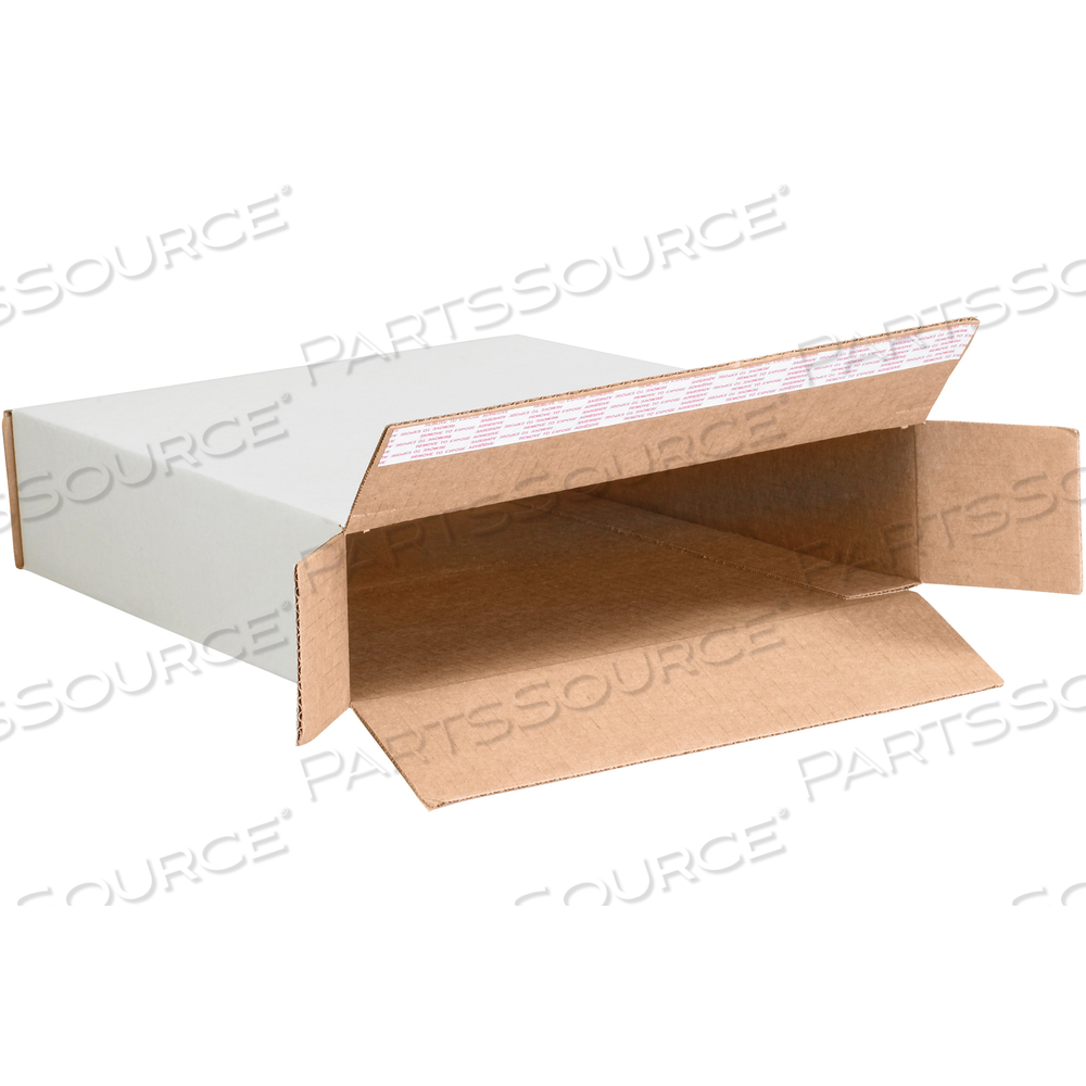 SELF-SEAL SIDE LOADING BOXES, 11 1/8" X 2" X 8 3/4", WHITE, 25/BUNDLE by BOX Partners (Box Acquisitions, LLC)