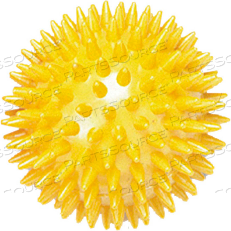 MASSAGE BALL, 15 CM (6"), YELLOW by Fabrication Enterprises
