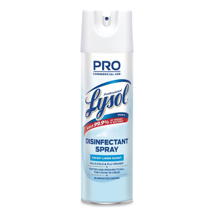 DISINFECTANT SPRAY, CRISP LINEN, 19 OZ AEROSOL SPRAY, 12/CARTON by Lysol