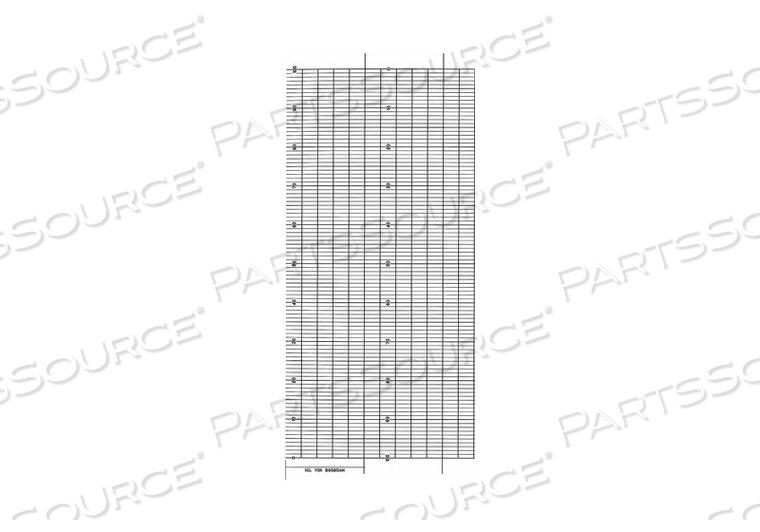 STRIP CHART FANFOLD RANGE 0 TO 100 99 FT by Graphic Controls, LLC