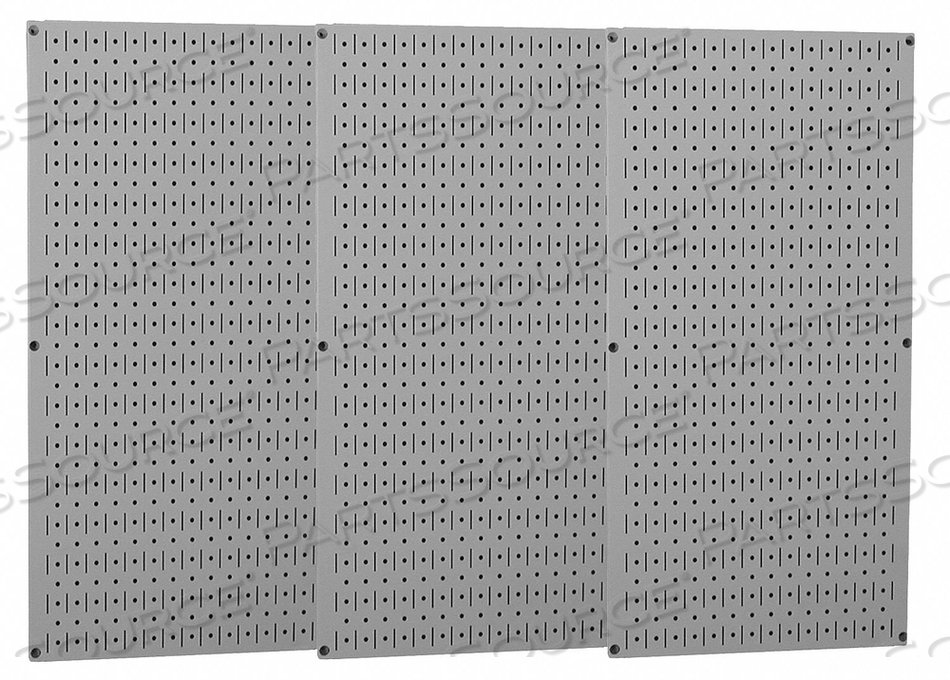 G0361 PEGBRD PANEL 32 RND HOLE/SLOTTED GRAY by Wall Control Pegboard G0361 PEGBRD PANEL 32 RND HOLE/SLOTTED GRAY by Wall Control Pegboard