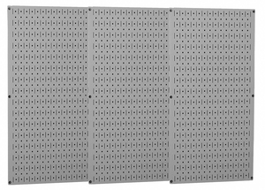 G0361 PEGBRD PANEL 32 RND HOLE/SLOTTED GRAY by Wall Control Pegboard G0361 PEGBRD PANEL 32 RND HOLE/SLOTTED GRAY by Wall Control Pegboard