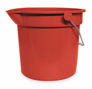 PAIL 2-1/2 GAL. RED by Tough Guy