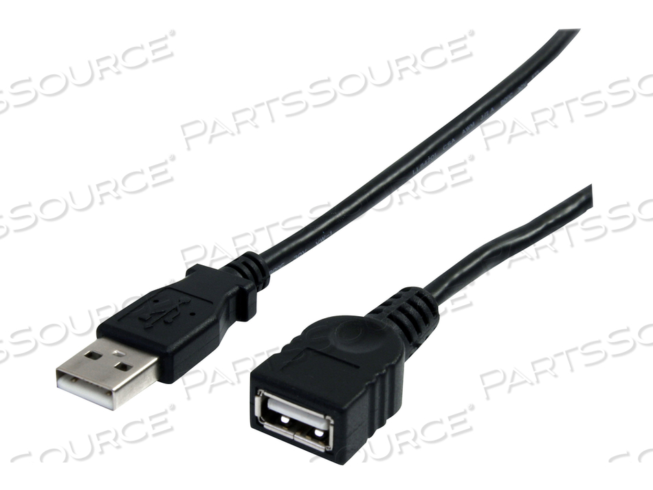 10 FT BLACK USB EXTENSION CABLE A TO A by StarTech.com Ltd.