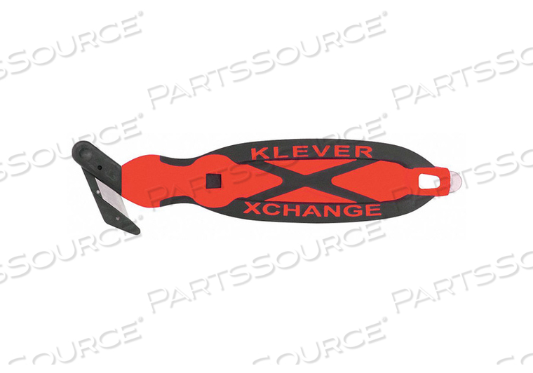 SAFETY CUTTER 6-3/4 IN. BLACK/RED by San Jamar