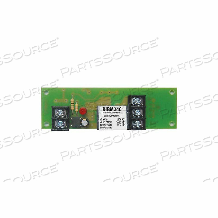 TRACK MOUNT RELAY, 4", 15A, SPDT, 24VAC/DC by RIB TRACK MOUNT RELAY, 4", 15A, SPDT, 24VAC/DC by RIB