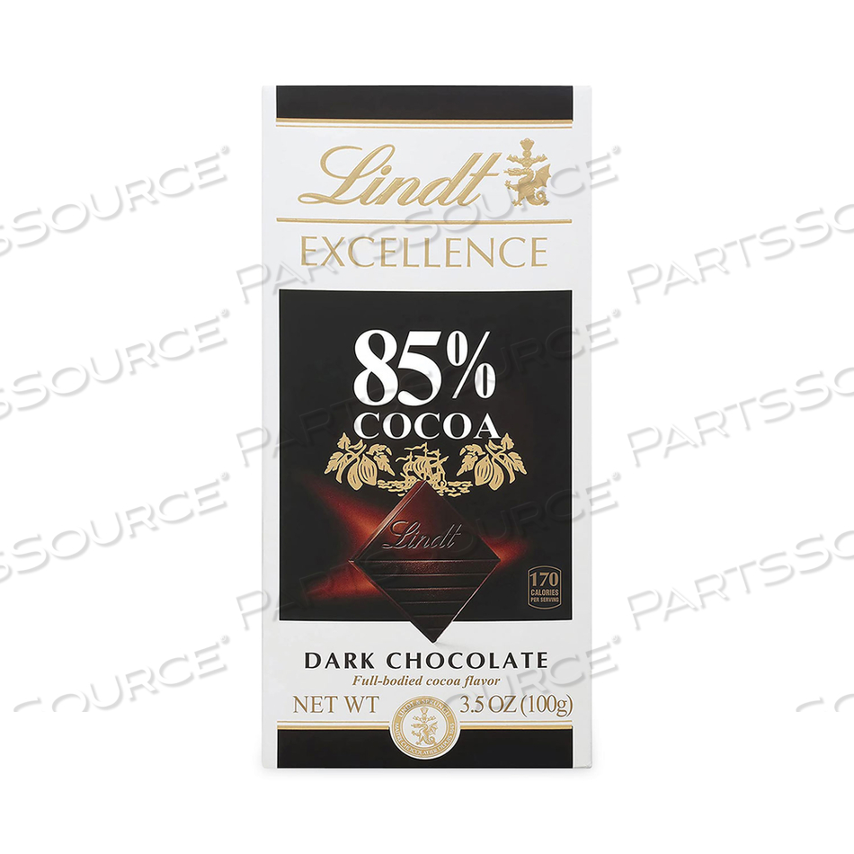 EXCELLENCE 85% COCOA BAR, 3.5 OZ BAR, 12 COUNT 