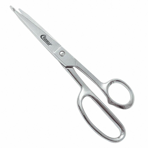 SHEAR 8 L STRAIGHT FLAT LOWER TIP SILVER by Clauss