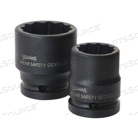 38426 WILLIAMS SOCKET, 2 1/16 IN OAL, SAE, SHALLOW IMPACT, 3/4 IN DR, 13/16 IN by Snap-on Incorporated