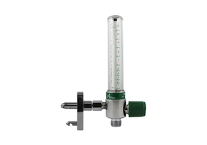 CHEMETRON OXYGEN FLOWMETER, 0 TO 15 LPM FLOW, POLYCARBONATE, CHEMETRON, 50 PSI, 0.5 AT 0 TO 5 LPM, 1 AT 5 TO 15 LPM GRADUATION, GREEN TUBING by Precision Medical, Inc.