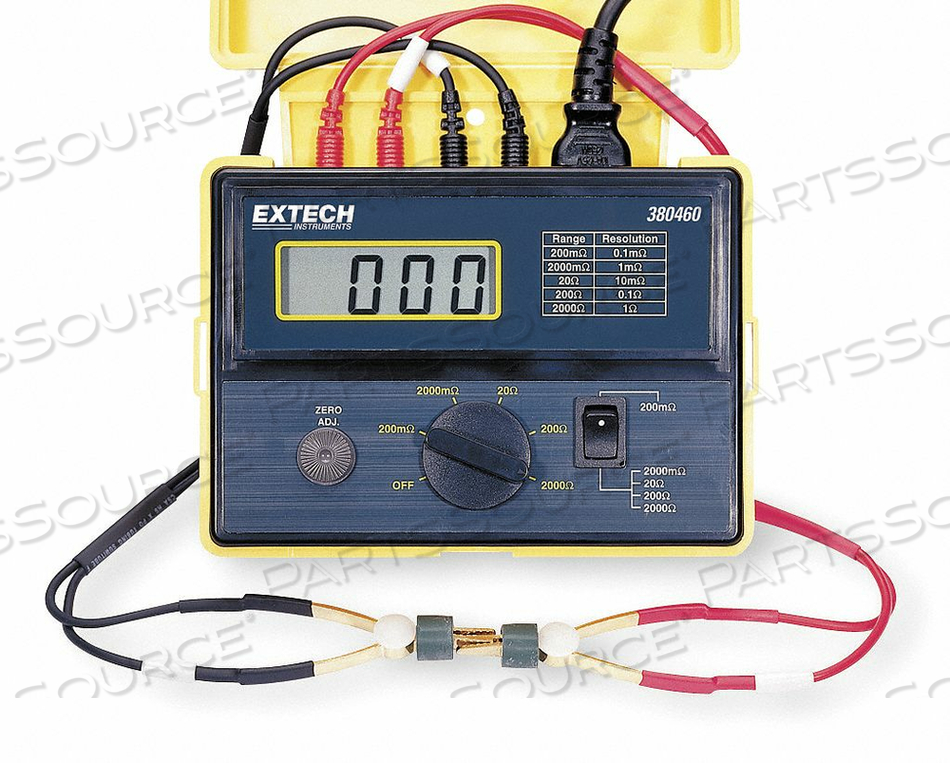 PRECISION MILLIOHM METER, 110 AC VOLTAGE by Extech Instruments PRECISION MILLIOHM METER, 110 AC VOLTAGE by Extech Instruments