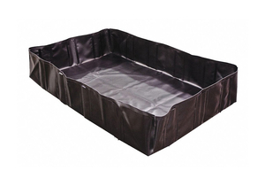 SPILL BERM 10 FT.LX10 FT.WX2 FT.H BLACK by Enpac SPILL BERM 10 FT.LX10 FT.WX2 FT.H BLACK by Enpac