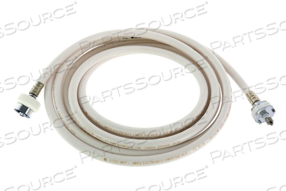BCG DISS HIT N-G HOSE/ASSEMBLY VACUUM WHITE 15 FT by Datex-Ohmeda BCG DISS HIT N-G HOSE/ASSEMBLY VACUUM WHITE 15 FT by Datex-Ohmeda