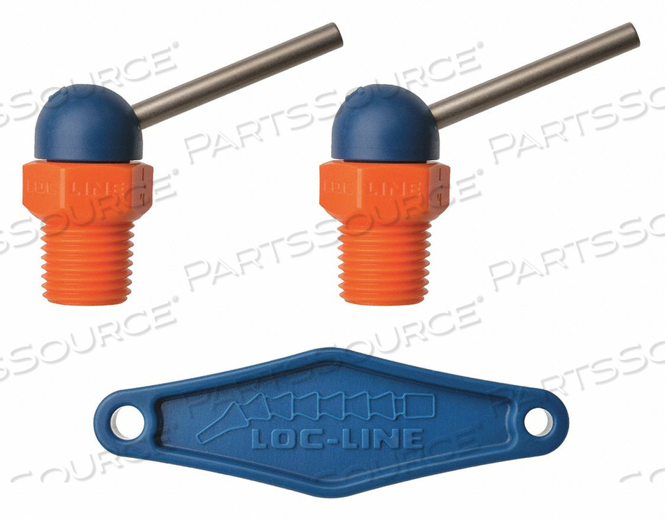 NOZZLE CT STYLE 0.620IN.DIA PK2 by Loc-Line NOZZLE CT STYLE 0.620IN.DIA PK2 by Loc-Line