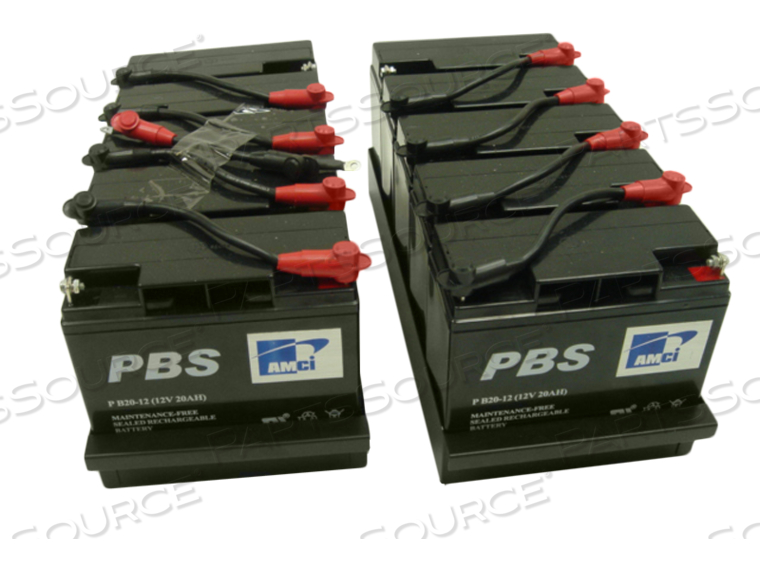 REPLACEMENT BATTERIES PACKS, 2 TRAY PRE-WIRED 