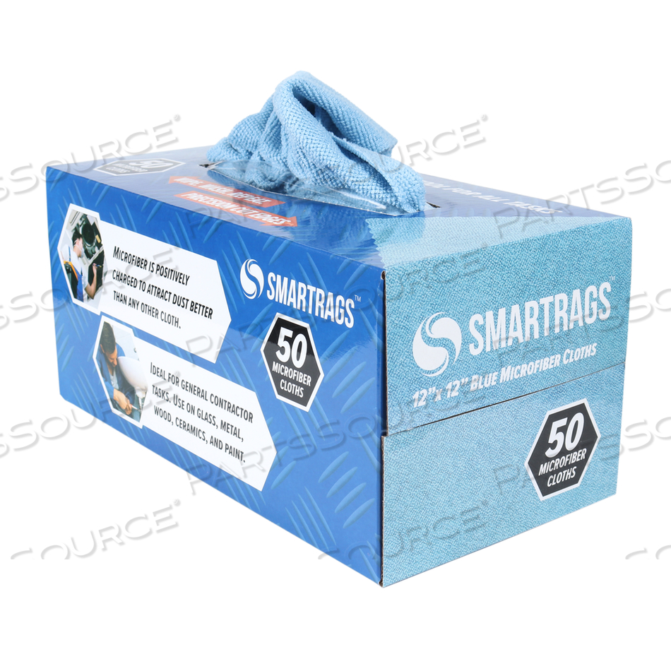 SMART RAGS BOX MICROFIBER RAGS BLUE by Monarch Brands Inc.