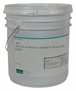 SEALANT SILICONE BASE GRAY PAIL by Dow Corning