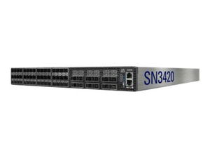 MELLANOX SPECTRUM-2 MSN3420-CB2RC, SWITCH, L3, MANAGED, 48 X 25 GIGABIT SFP28 + 12 X 100 GIGABIT QSFP28, FRONT TO BACK AIRFLOW, RACK-MOUNTAB by NVIDIA