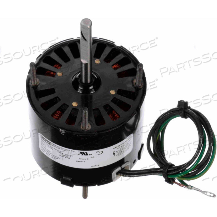 VENTILATION MOTOR, 1/25 HP, 1550 RPM, 115V, OAO, 3.3 FRAME, EXTENDED STUDS by Fasco