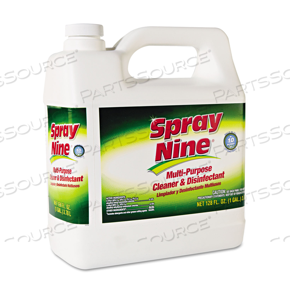 HEAVY DUTY CLEANER/DEGREASER/DISINFECTANT, CITRUS SCENT, 1 GAL BOTTLE by Spray Nine