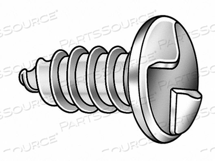 TAMPER SCREW ROUND #8 3/8 L PK100 by Tamperproof Screw Company, Inc.