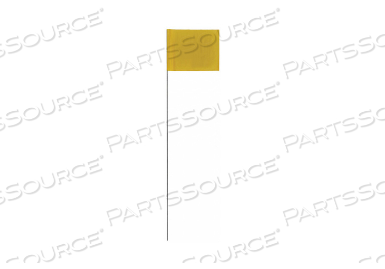 MARKING FLAG YELLOW BLANK PVC PK100 by Presco MARKING FLAG YELLOW BLANK PVC PK100 by Presco
