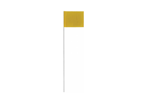 MARKING FLAG YELLOW BLANK PVC PK100 by Presco
