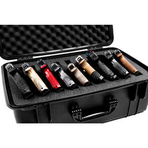 PISTOL CASE WATERTIGHT, 9 PISTOL CAPACITY, 20-1/8"X16-1/8"X10-1/8" BLACK by Quick Fire Cases