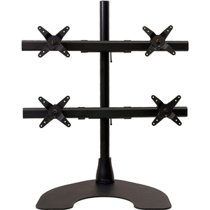 QUAD 2 OVER 2 DESK STAND, BLACK by Ergotech Group LLC