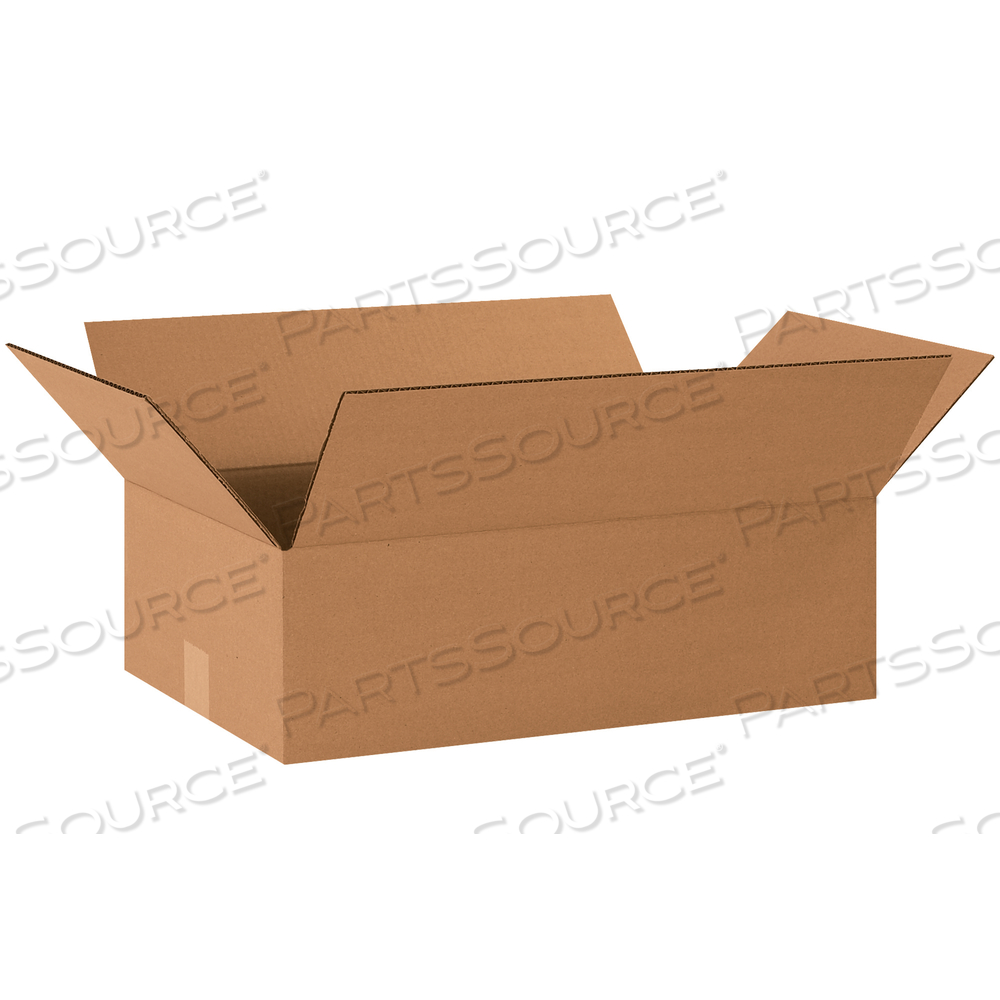 FLAT CORRUGATED BOXES, 20" X 12" X 6", KRAFT, 25/BUNDLE by BOX Partners (Box Acquisitions, LLC)