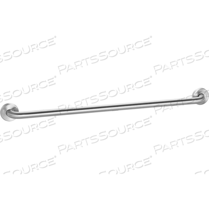 STRAIGHT GRAB BAR, SATIN STAINLESS STEEL - 36"W X 1-1/4" DIA. by Approved Vendor
