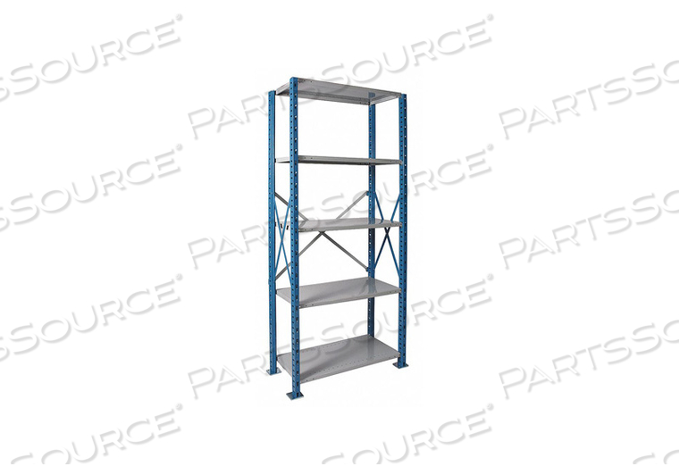 METAL SHLVING OPEN STARTER 123 H 5 SHELF by Hallowell