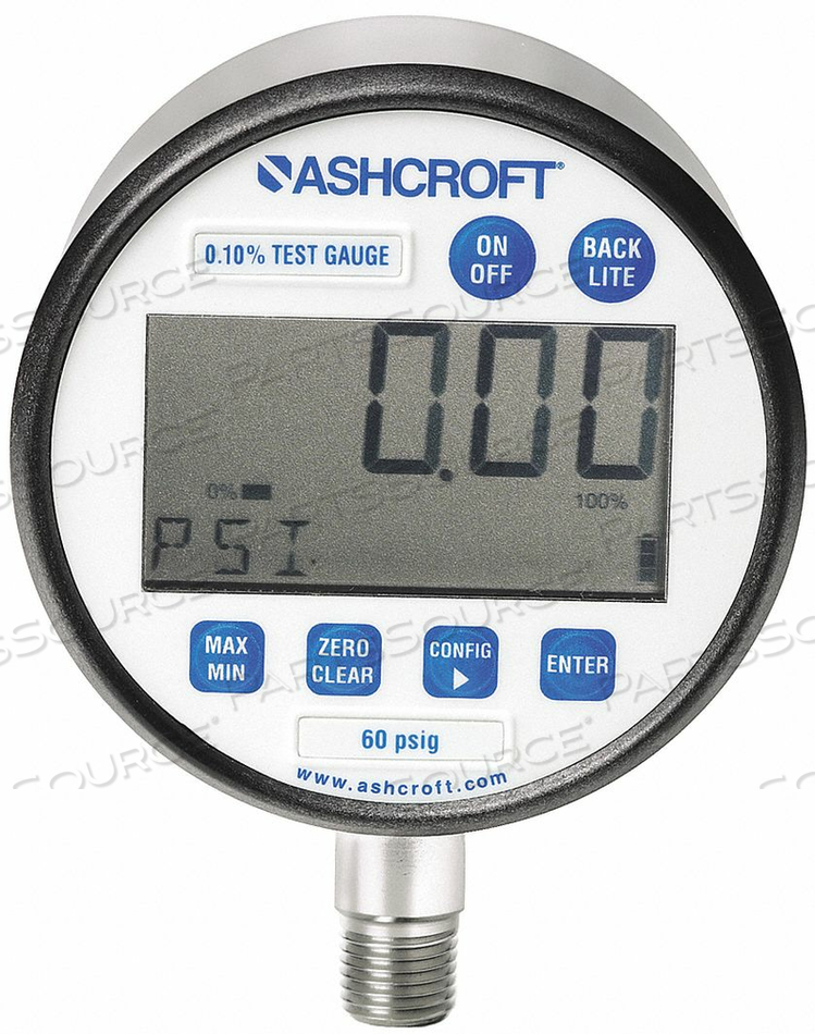 PRESSURE GAUGE 3 DIAL SIZE SILVER CASE by Ashcroft Inc. PRESSURE GAUGE 3 DIAL SIZE SILVER CASE by Ashcroft Inc.