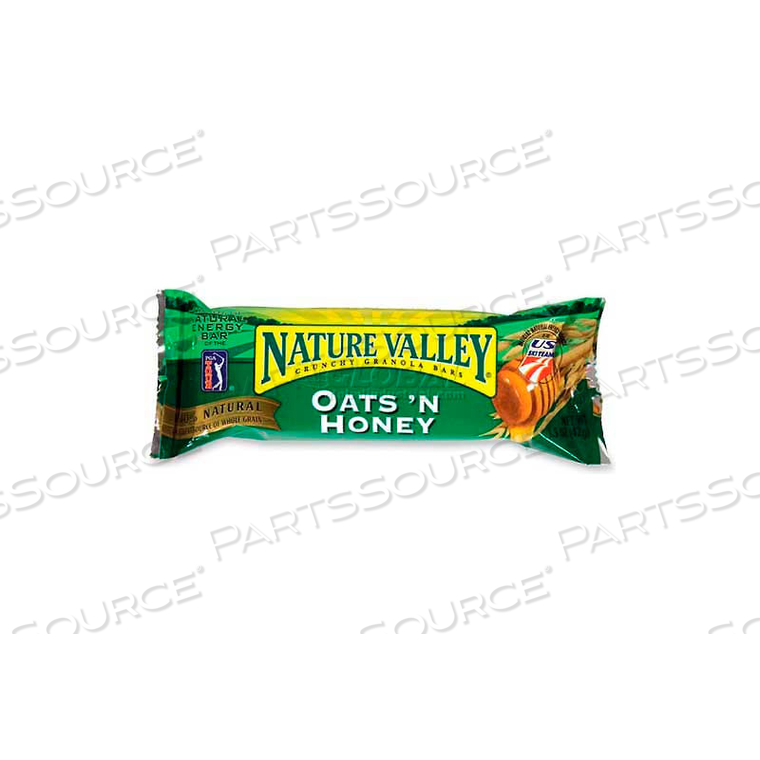 NATURE VALLEY CRUNCHY GRANOLA BAR, OATS 'N HONEY, 1.5 OZ, 18/BOX by Advantus