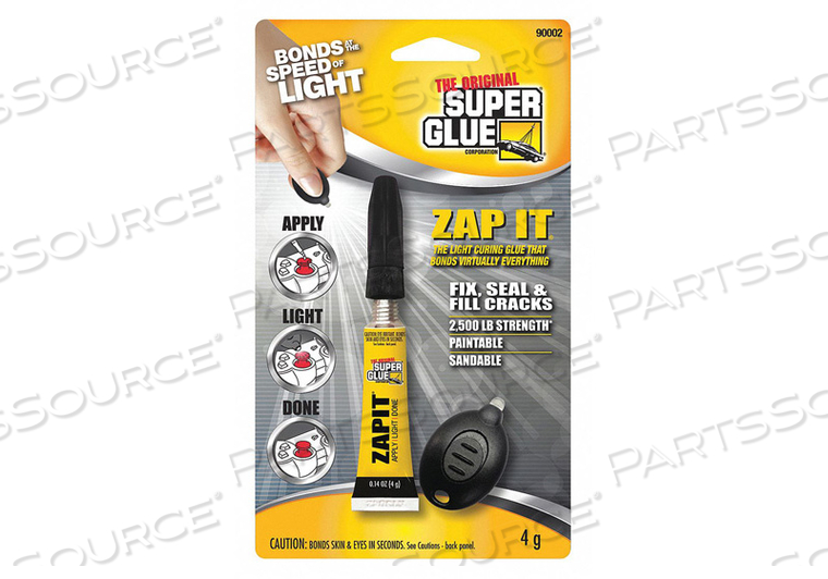 INSTANT ADHESIVE TUBE CLEAR 4G by Super Glue INSTANT ADHESIVE TUBE CLEAR 4G by Super Glue