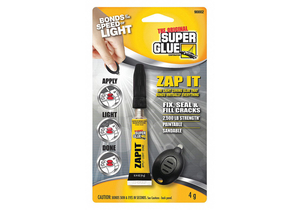 INSTANT ADHESIVE TUBE CLEAR 4G by Super Glue