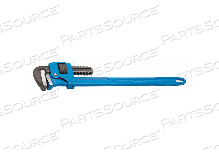 STRAIGHT PIPE WRENCH 1-7/8 JAW CAPACITY by Gedore