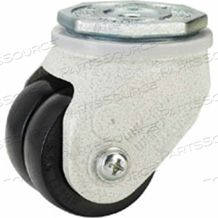 LOW PROFILE DOUBLE WHEEL CASTER 992 LB. CAPACITY - SWIVEL STEM MOUNT 