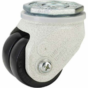 LOW PROFILE DOUBLE WHEEL CASTER 992 LB. CAPACITY - SWIVEL STEM MOUNT by WM Casters