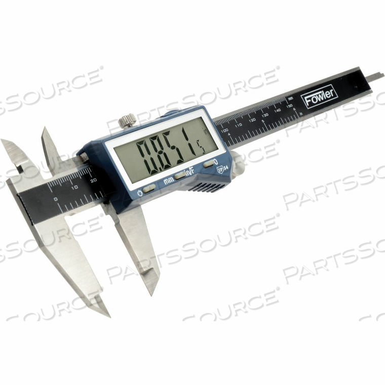 XTRA-VALUE PLUS 0-6"/150MM FRACTIONAL XL DISPLAY STAINLESS DIGITAL CALIPER by Fowler XTRA-VALUE PLUS 0-6"/150MM FRACTIONAL XL DISPLAY STAINLESS DIGITAL CALIPER by Fowler