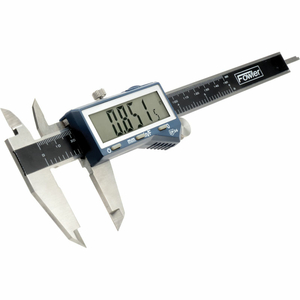 XTRA-VALUE PLUS 0-6"/150MM FRACTIONAL XL DISPLAY STAINLESS DIGITAL CALIPER by Fowler