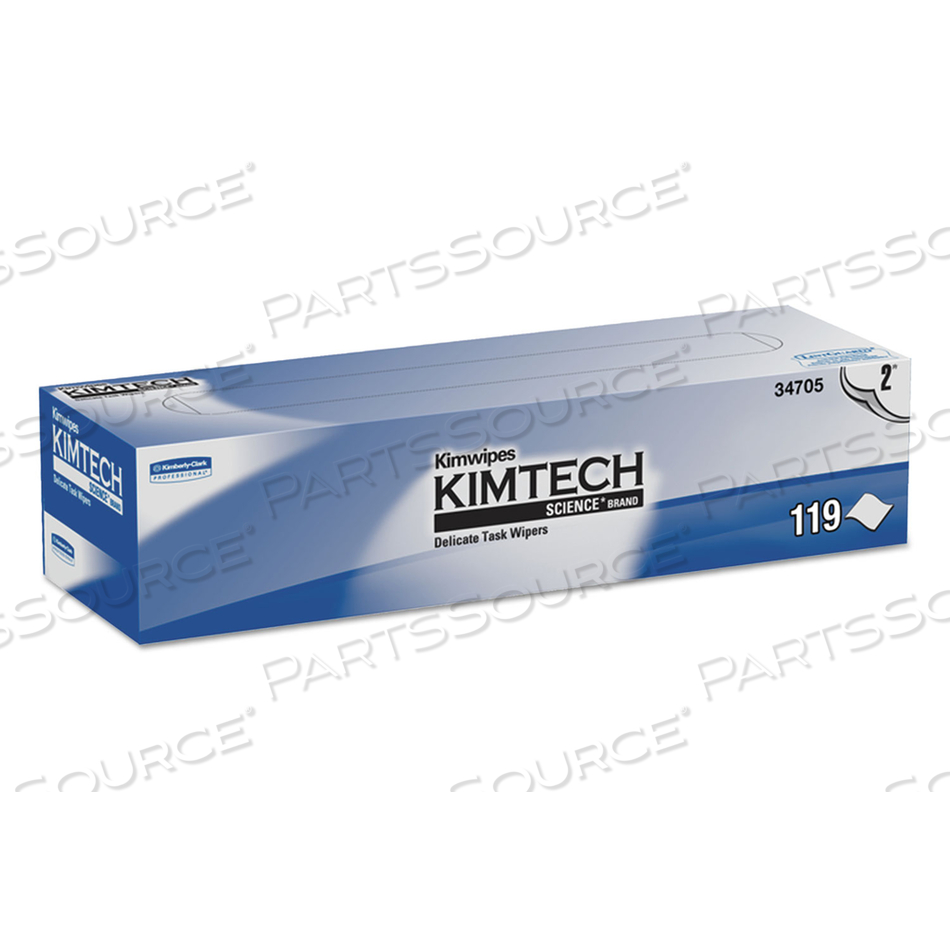 KIMWIPES DELICATE TASK WIPERS, 2-PLY, 11.8 X 11.8 by Kimtech