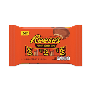 PEANUT BUTTER CUPS, 1.5 OZ BAR, 6 BARS/PACK, 2 PACKS/BOX by Reese's