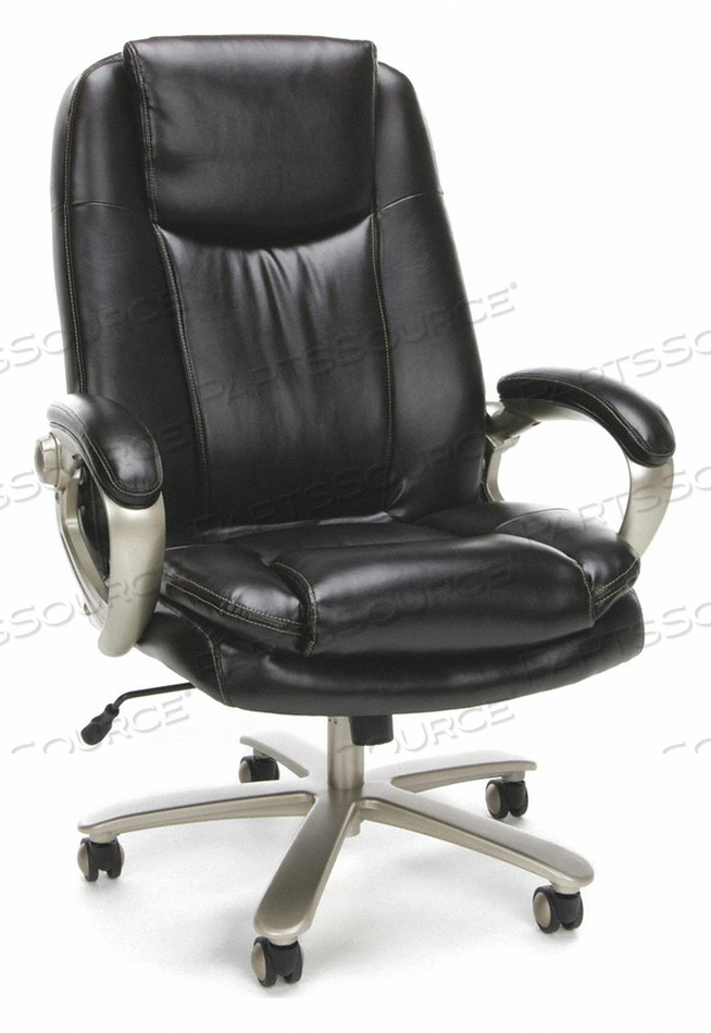 EXECUTIVE CHAIR BROWN FIXED ARMS 