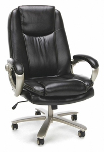 EXECUTIVE CHAIR BROWN FIXED ARMS by OFM Inc