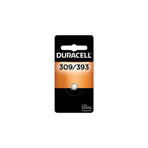 D309/393PK08 DURACELL, BUTTON BATTERY, SILVER OXIDE, 1PK by Duracell