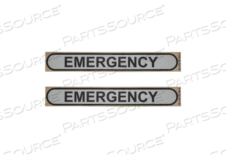 EMERGENCY LABEL FOR MODEL 1061 GYNNIE® OB\GYN STRETCHER by Stryker Medical
